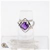 S346-110 SILVER AMETHYST(1.35CT) RING