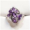 Image 1 : S346-124 SILVER AMETHYST CZ(2.75CT) RING