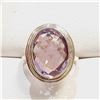 Image 1 : S346-138 SILVER PINK AMETHYST(8.1CT) RING