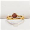 Image 1 : S346-141 GOLD PLATED SIL ROSE CUT DIAMOND RING