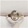 Image 1 : S346-150 SILVER GREEN AMETHYST RING