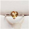 Image 1 : S346-116 SILVER CITRINE CZ(1.1CT) RING