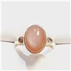 Image 1 : S346-140 SILVER PEACH MOONSTONE(5.4CT) RING