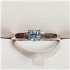 Image 1 : S346-134 SILVER MOISSANITE(0.45CT) RING