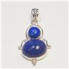 S346-135 SILVER LAPIS(8.1CT) PENDANT