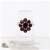 S346-101 SILVER GARNET(2.95CT) RING