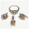 Image 1 : S346-119 SILVER CITRINE CZ(4.5CT) SET