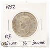 Image 1 : 1952 80% SILVER 50 CENTS