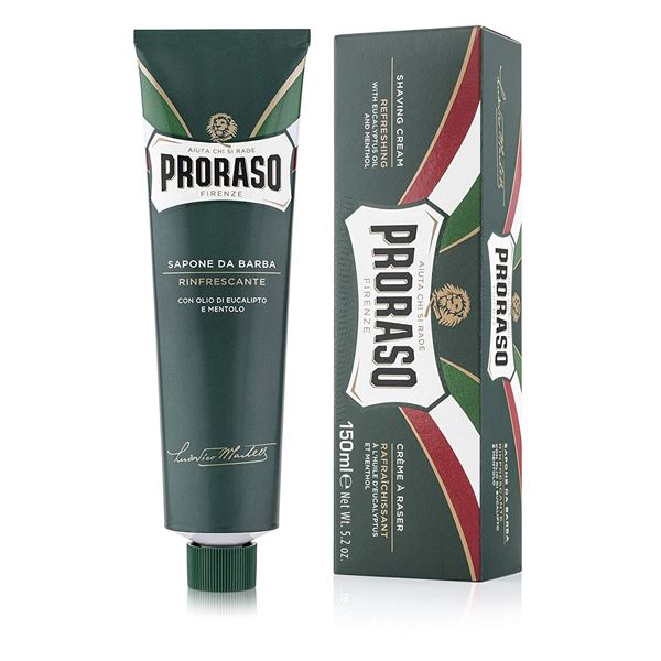 3 NEW 150ML CONTAINERS OF PRORASO SHAVING CREAM