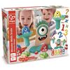 NEW HAPE MONSTER MATH SCALE STEAM 22PCS PLAY