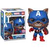 NEW FUNKO POP 882 CAPWOLF COLLECTOR TOY - MARVEL