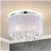 NEW MODERN MINI CHANDELIER NET YARN DRUM