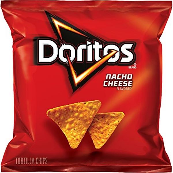 NEW CASE OF 35 BAGS OF DORITOS NACHO CHEESE