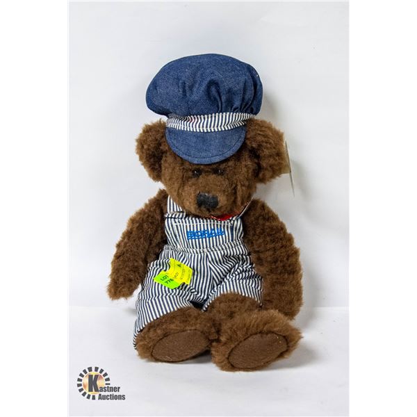 RUSS TRAIN BEAR WITH TAGS