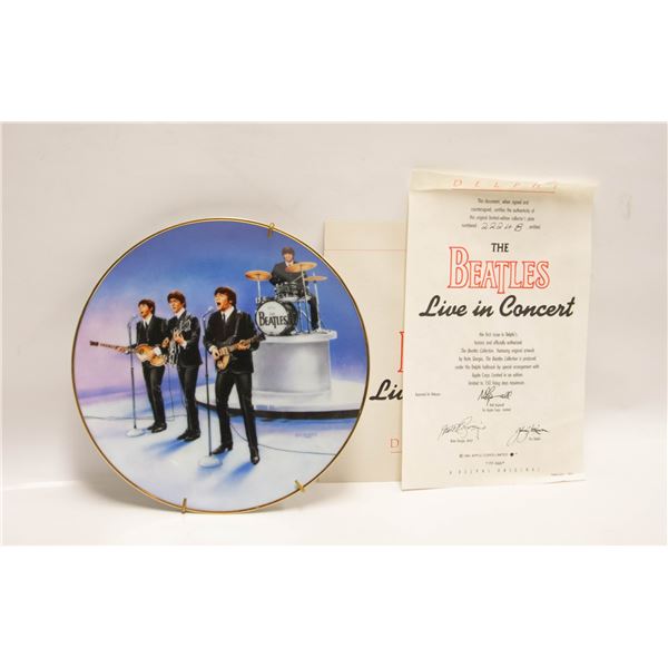 DELPHI BEATLES COLLECTOR PLATE IN BOX