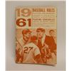 Image 1 : 1961 BASEBALL OFFICIAL RULE BOOK