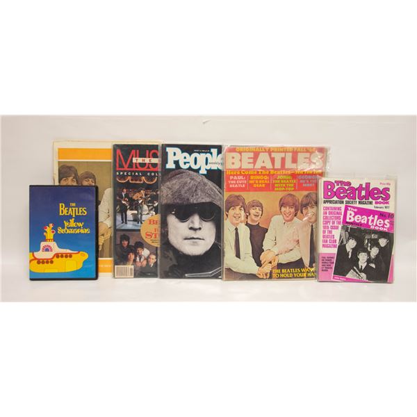 LOT ASSORTED BEATLE BOOKS AND MORE