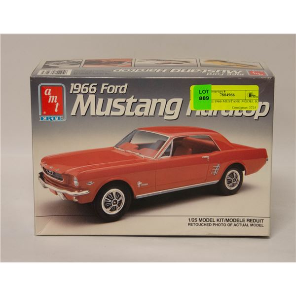 VINTAGE 1966 MUSTANG MODEL KIT VINTAGE 1966 MUSTANG MODEL KIT