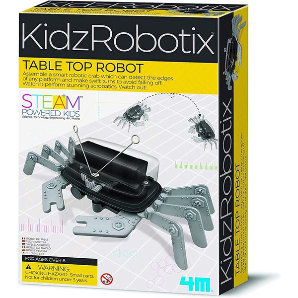 NEW KIDZ ROBOTIX TABLE TOP ROBOT STEAM POWERED