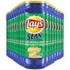 Image 1 : NEW CASE OF 17 LAYS STAX SOUR CREAM & ONION 155G