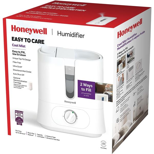 NEW HONEYWELL ULTRASONIC COOL MIST HUMIDIFIER