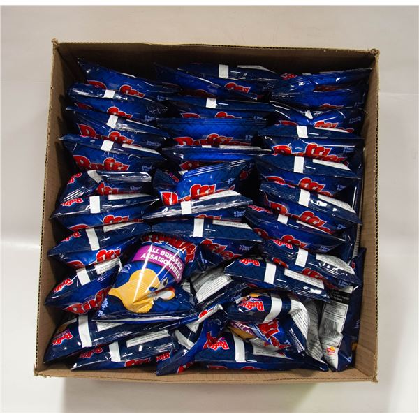 NEW CASE OF 35 RUFFLES ALL-DRESSED CHIPS - 28G PER