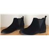 206 COLLECTIVE BLACK SUEDE CHELSEA  ANKLE BOOT