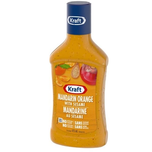 NEW CASE OF 10 475ML KRAFT MANDARIN  DRESSING