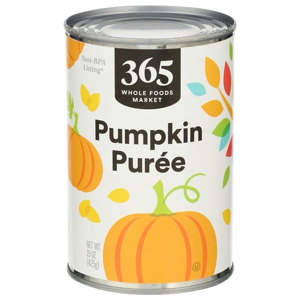 8 398ML CANS OF 365 PUMPKIN PUREE FANCY GRADE