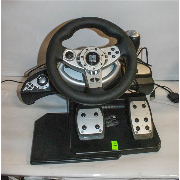 PS2/PS3/PC STEERING WHEEL COMBO