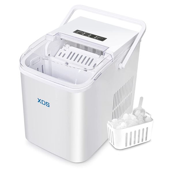 NEW XDS PORTABLE ICE MAKER MACHINE, WHITE