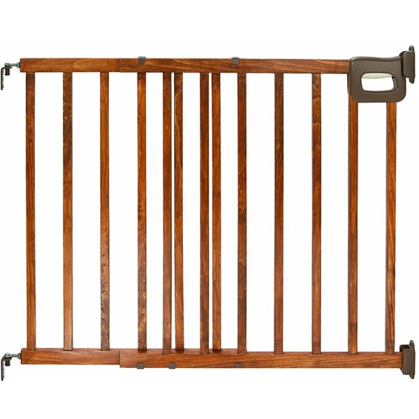 NEW SUMMER DELUXE STAIRWAY SECURE WOOD GATE