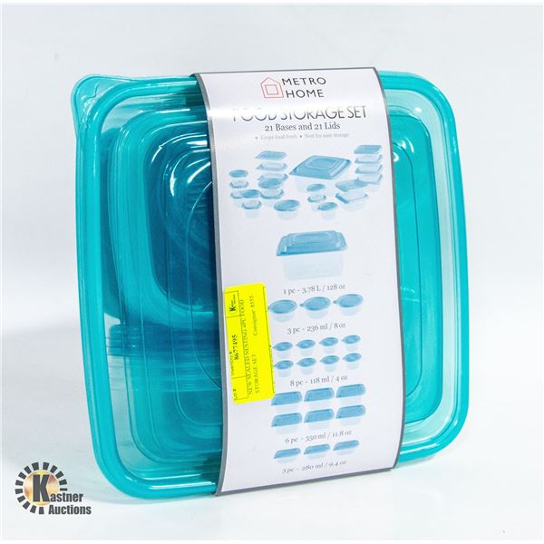 NEW SEALED NESTING 4PC FOOD STORAGE SET