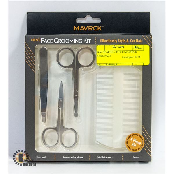 NEW SEALED 4 PIECE MAVRICK MENS FACE