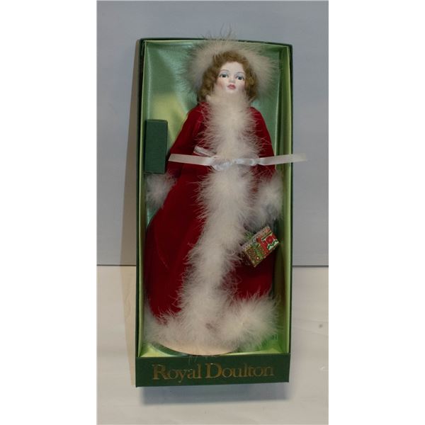 ROYAL DOULTON LTD EDITION SIGNED CHRISTMAS DOLL