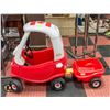 Image 1 : LITTLE TIKES CAR AND TRAILER