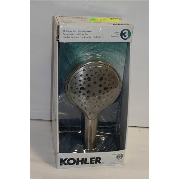 KOHLER MULTIFUNCTION HANDSHOWER W/ 3 JETS