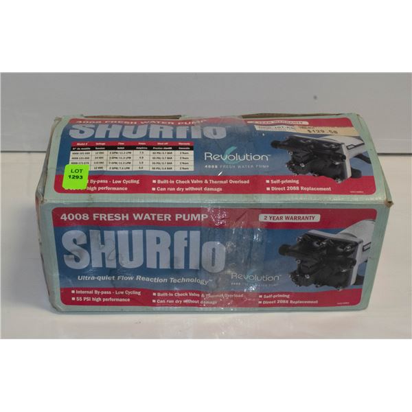 SHURFLO RV FRESH WATER PUMP