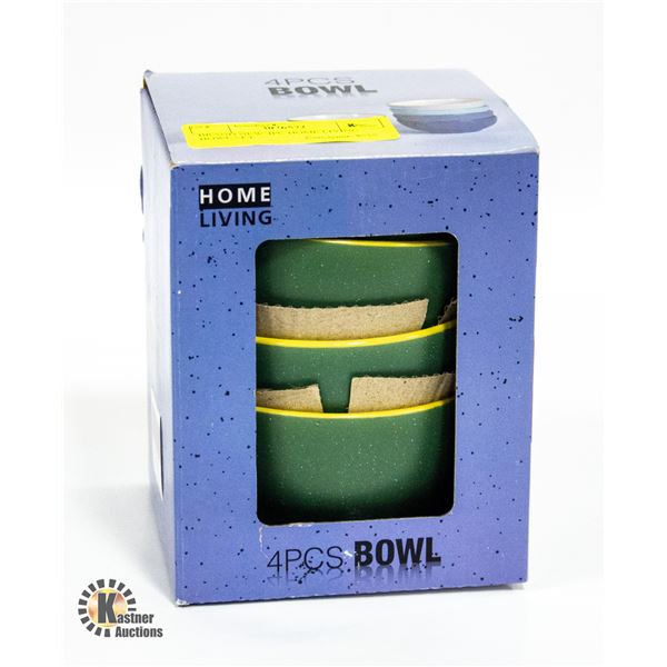 BRAND NEW 4PC HOME LIVING BOWL SET