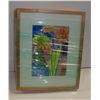 Image 1 : PAIR OF PAINTINGS IN NATURAL WOOD FRAMES
