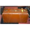 Image 1 : ANTIQUE LEATHER SUITCASE 24 X 14 X 8