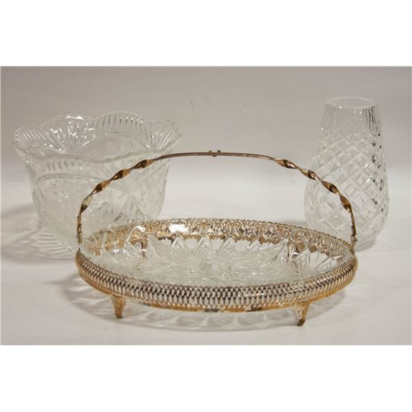 VINTAGE CRYSTAL LOT