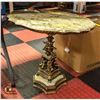 Image 1 : ANGEL DESIGN MARBLE TOP TABLE- NOT STABLE NEEDS