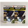 Image 1 : NEW (2) SOLAR POWERED BIONIC SPOT LIGHTS