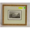 Image 1 : FRAMED PRINT TOWN OF LUGANO 16"X14"