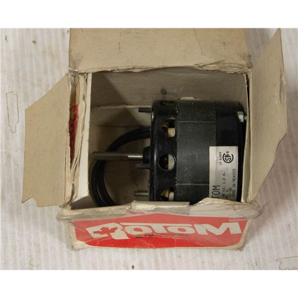 NEW 1/30HP 3.3" DIA MOTOR - SINGLE SPEED - IN BOX