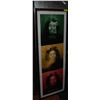 Image 1 : FRAMED BOB MARLEY WALL HANGING 23" X 64"