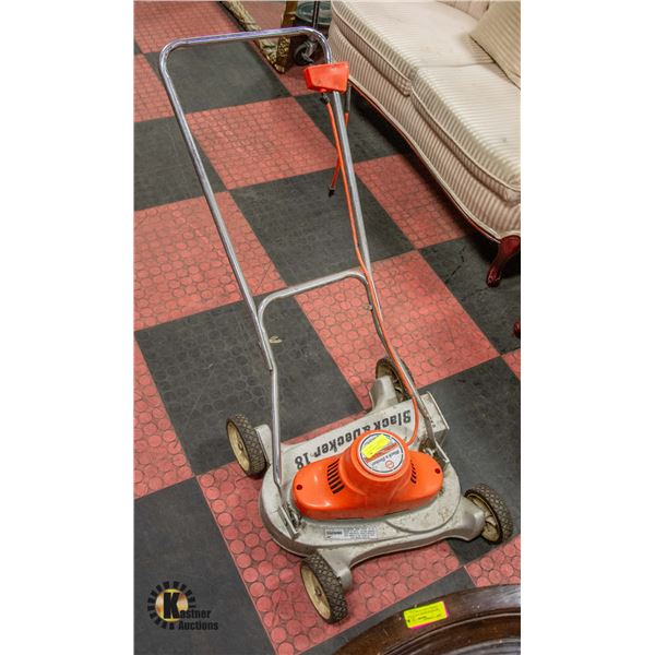 18" BLACK AND DECKER ELECTRIC LAWNMOWER