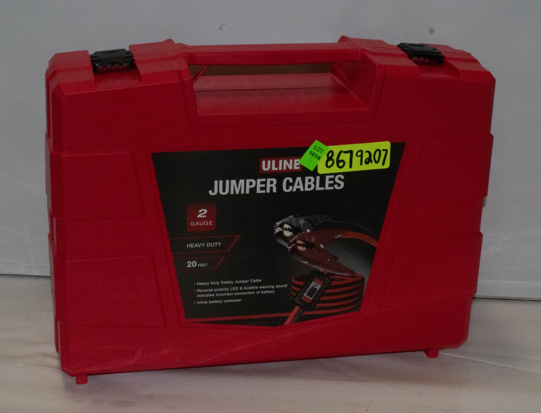 BRAND NEW 2 GUAGE ULINE HEAVY DUTY JUMPER CABLES