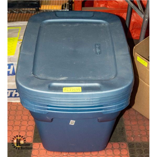 LOT OF STORAGE TOTES